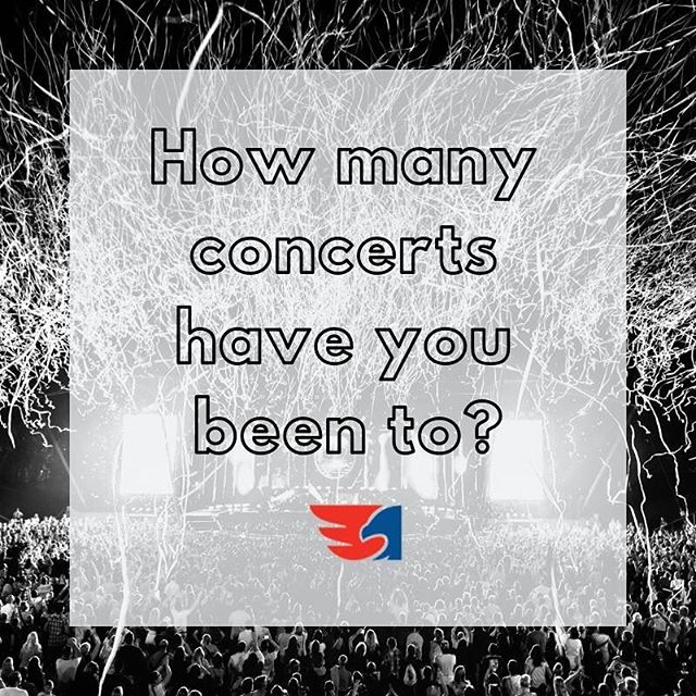 Do you know how many concerts you’ve been to? #TUCenter 🎶🎤