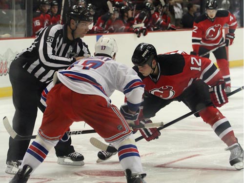 New York Rangers vs New Jersey Devils photo