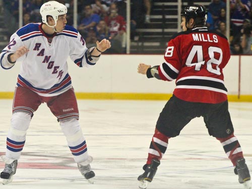 New York Rangers vs New Jersey Devils photo