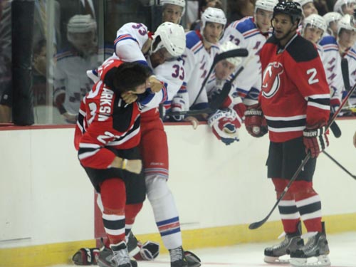 New York Rangers vs New Jersey Devils photo